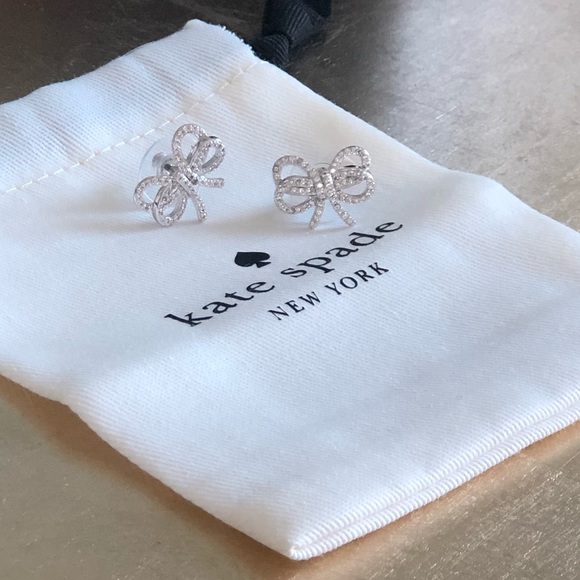 kate spade Jewelry - Kate Spade ♠️ Pave Bow Earring